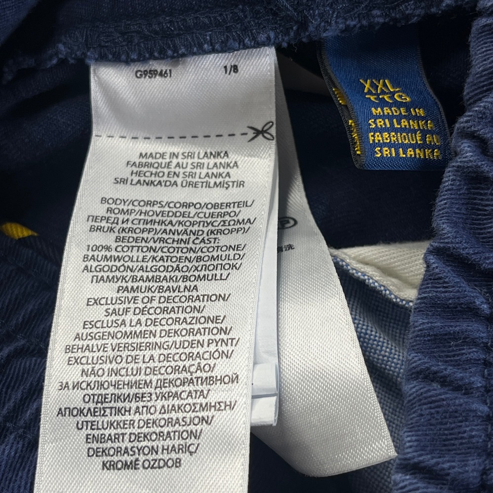 Polo Ralph Lauren Mens XXL Navy Blue Marlin Anchor Embroidered Chino Pants XXL - Picture 5 of 11